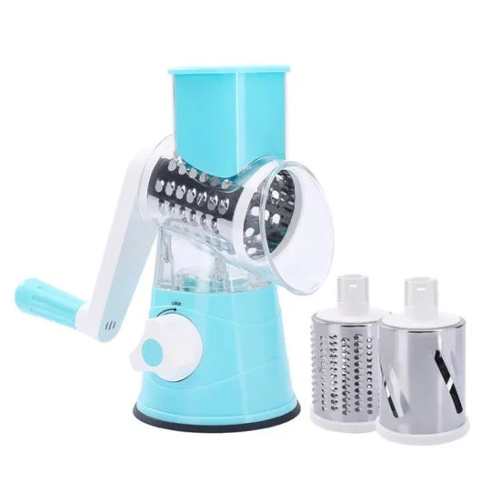 3 in 1 Rotary Cheese Grater Vegetable Slicer