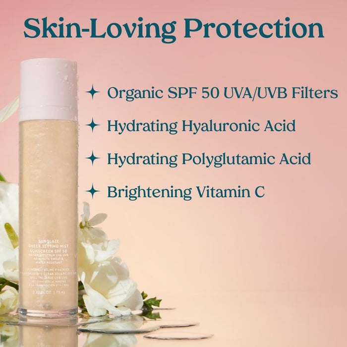 SPF 50 Setting Mist - Sun Protection & Makeup Setting