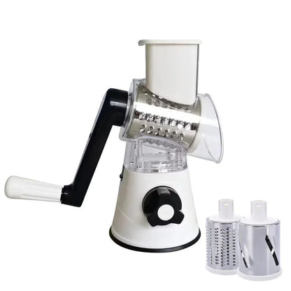 3 in 1 Rotary Cheese Grater Vegetable Slicer