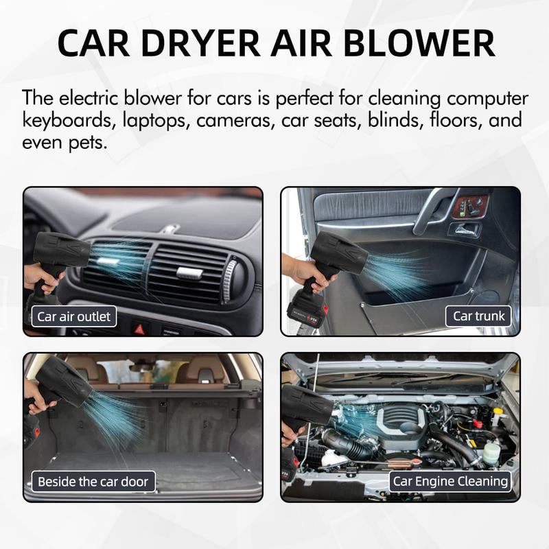 Turbo Jet Blower, Cordless Turbo Super Power Air Duster