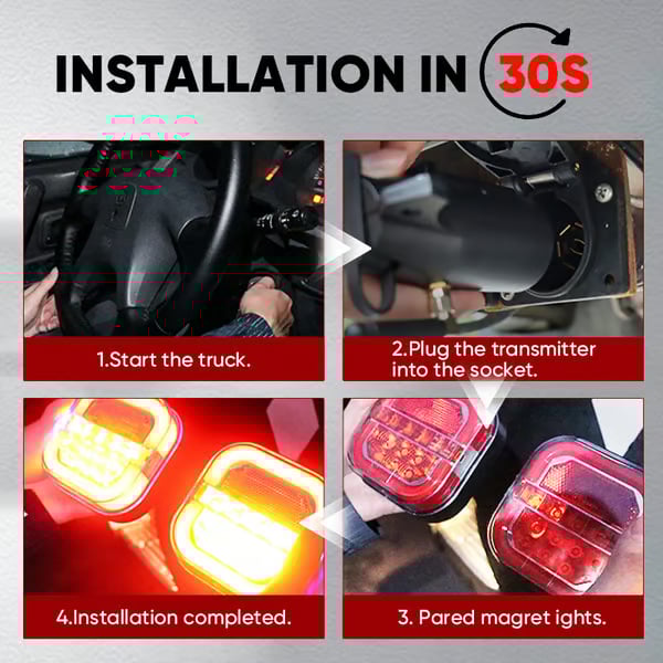 Wireless Trailer Lights（wired）