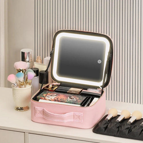 Beauty Reformation Travel Make up Bag WithAdjustableDividers