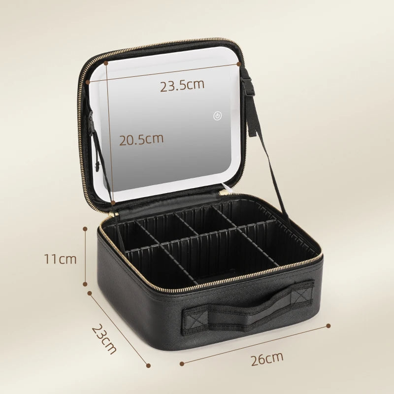 Beauty Reformation Travel Make up Bag WithAdjustableDividers