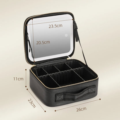 Beauty Reformation Travel Make up Bag WithAdjustableDividers