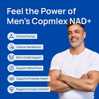 Ateticime NAD+ for Men & Magnesium Complex - Natural Energy, Balance & Recover