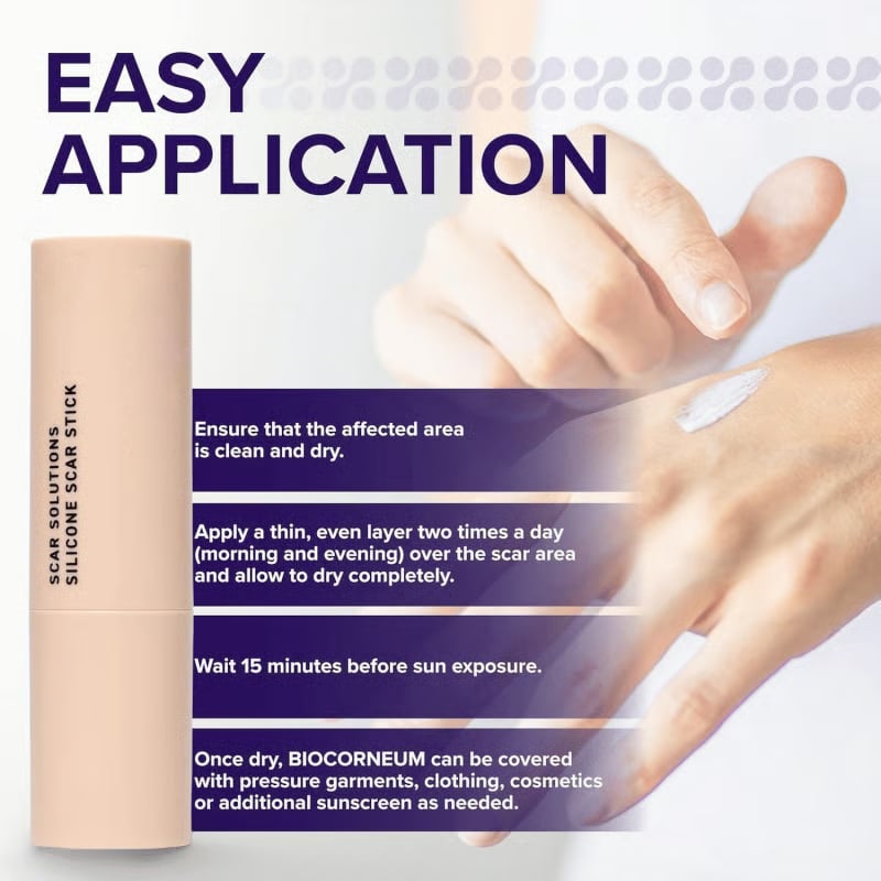 SCAR SOLUTIONS - Silicone Scar Stick - For Face and Body