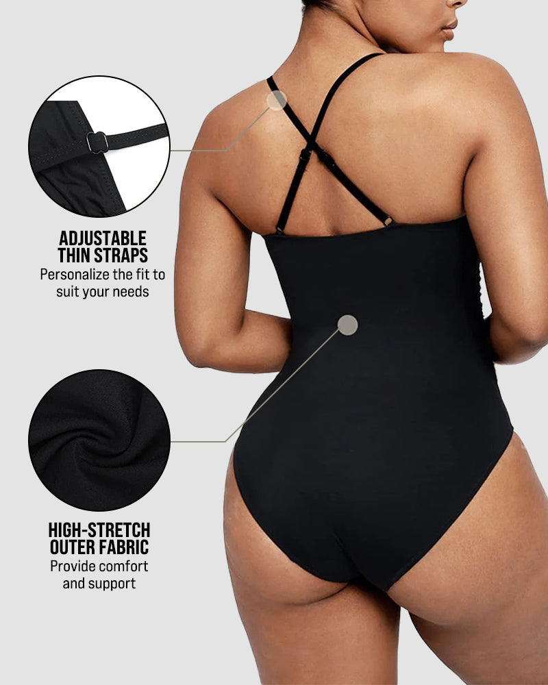 Smart Sculpt U-Ring Cut Out Shaping Swimsuit