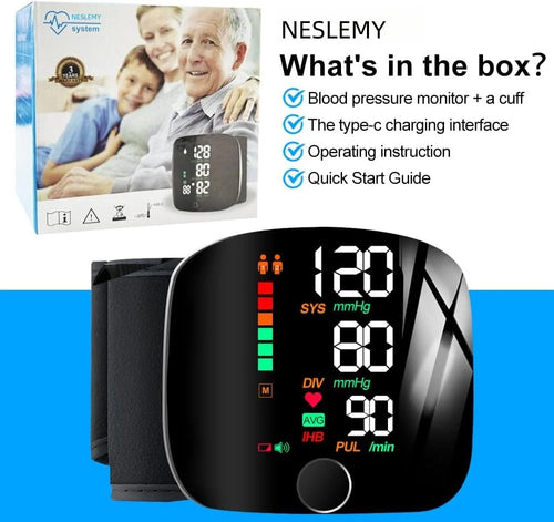 Clinically Accurate w/ Large Backlit Display, Adjustable Cuff, Voice Broadcast & Case