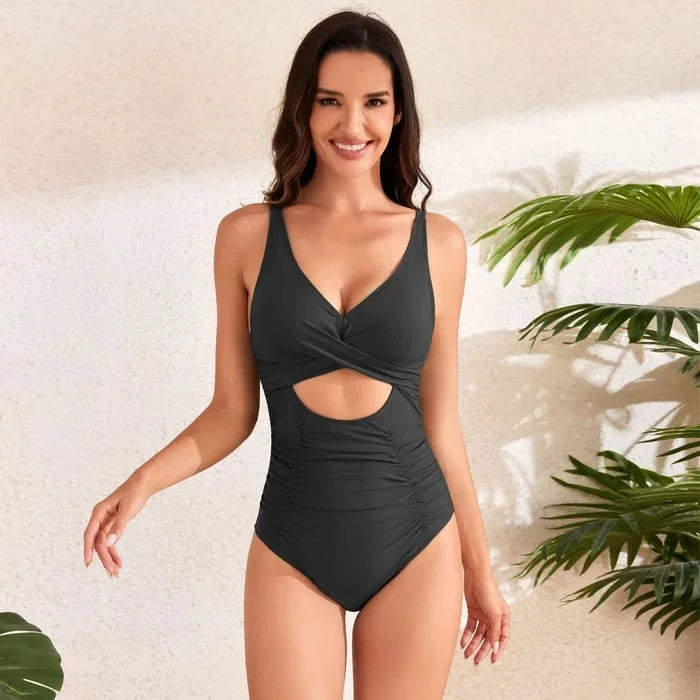 One Piece Swimsuits Push Up Tummy Control Bathing Suits