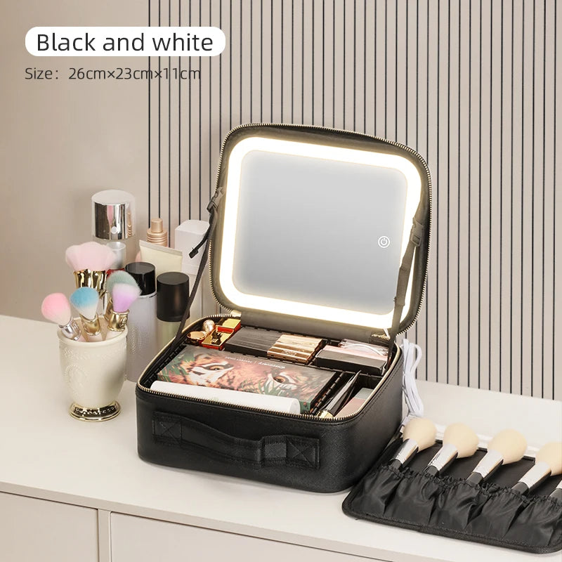 Beauty Reformation Travel Make up Bag WithAdjustableDividers