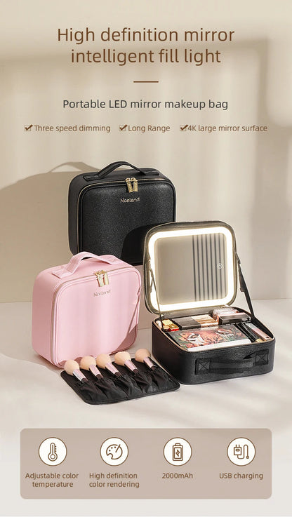 Beauty Reformation Travel Make up Bag WithAdjustableDividers