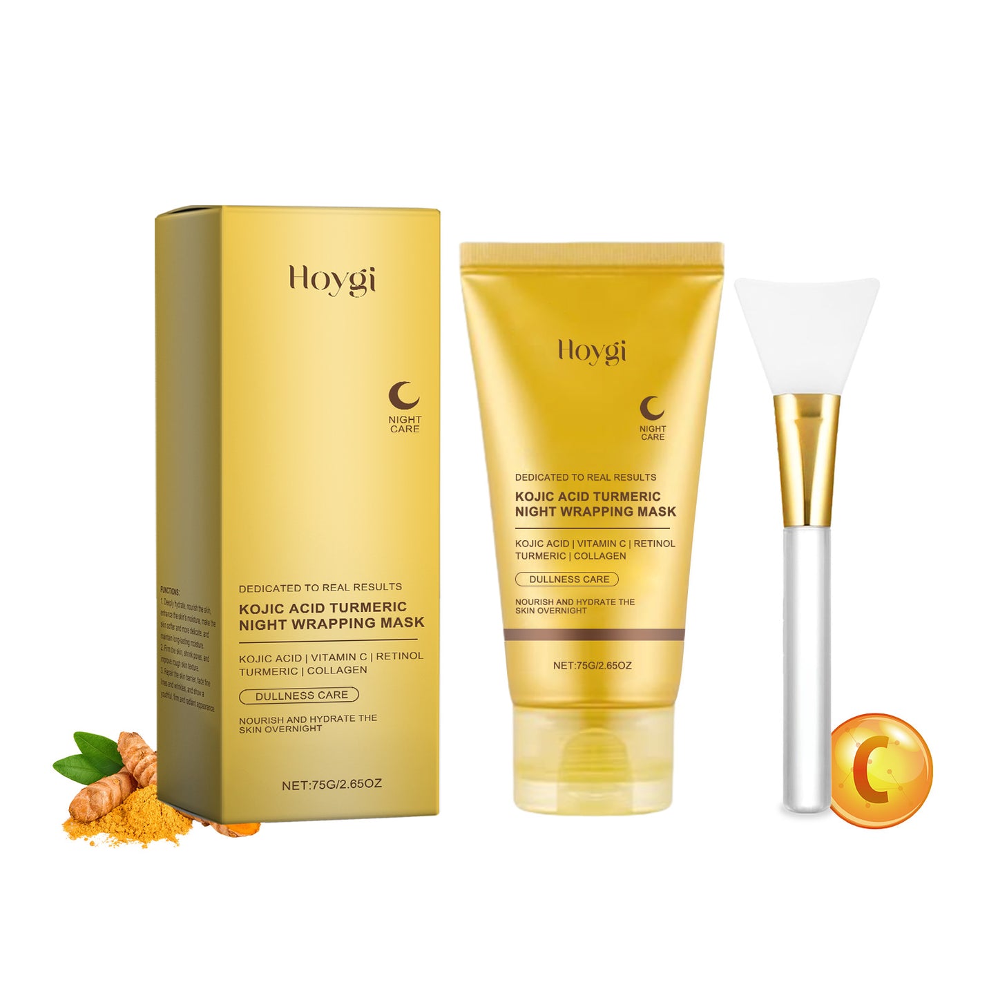 Kojic Acid Turmeric Night Wrapping Mask