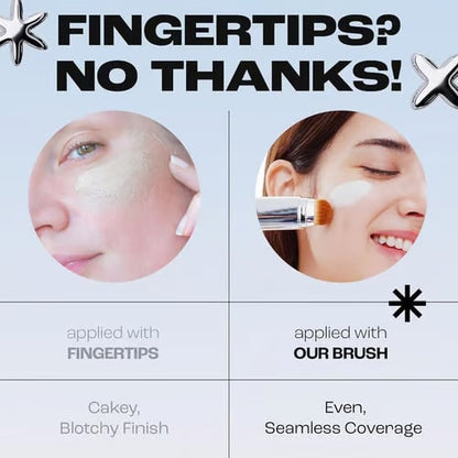 Cream Stick V White Korean Color-Changing Foundation Stick with Volufiline