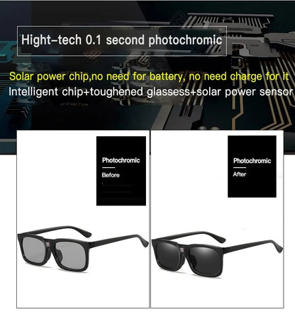 Smart Photochromic Polarized Sunglasses