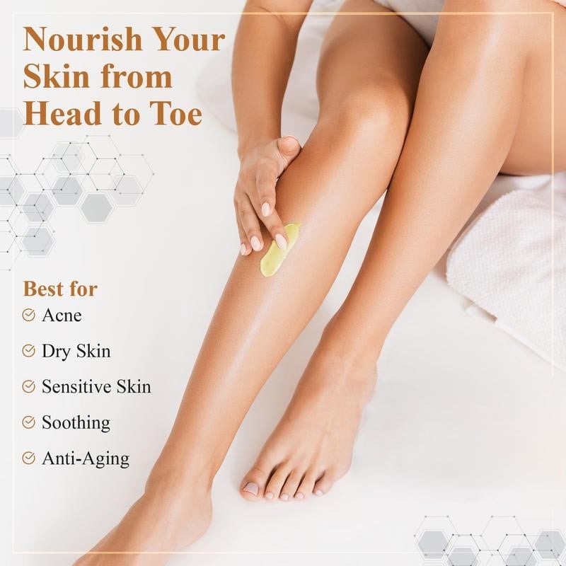 Beef Tallow and Honey Balm for Skin - Handmade All-Natural Moisturizer