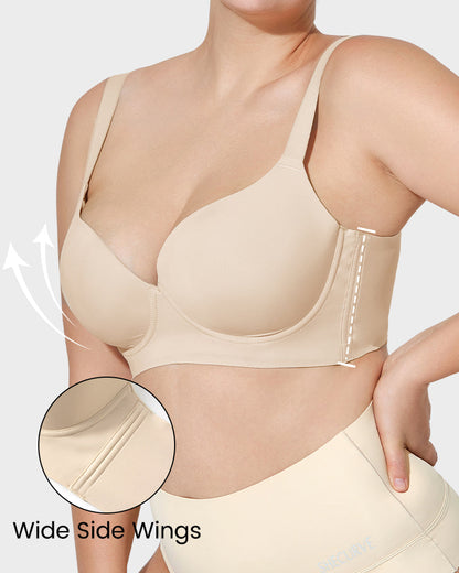 2025 Sexy Deep Cup Full Coverage Bra with Shapewear
