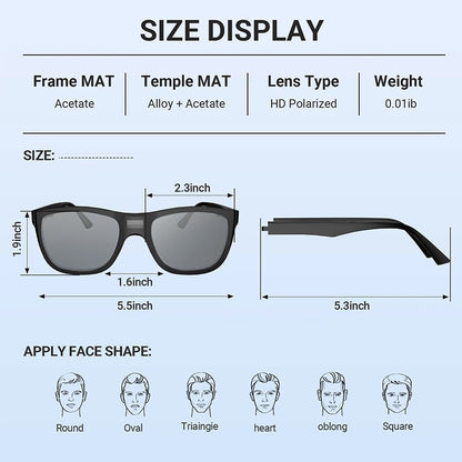 Smart Photochromic Polarized Sunglasses