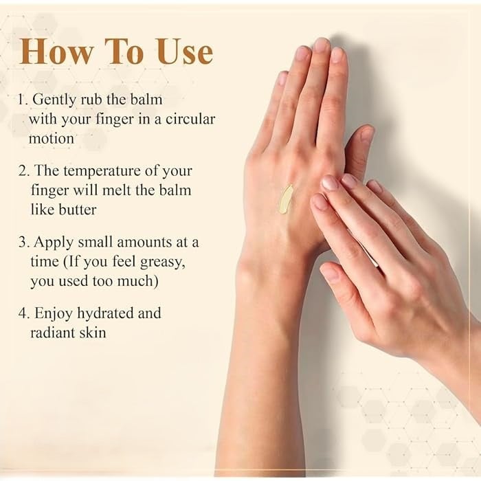 Beef Tallow and Honey Balm for Skin - Handmade All-Natural Moisturizer