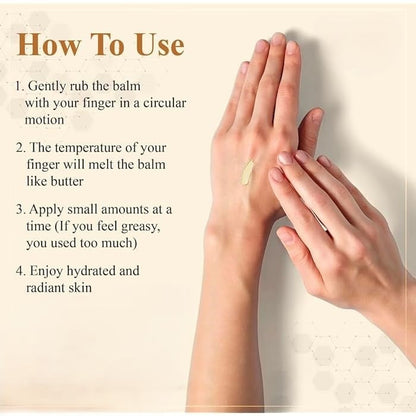 Beef Tallow and Honey Balm for Skin - Handmade All-Natural Moisturizer