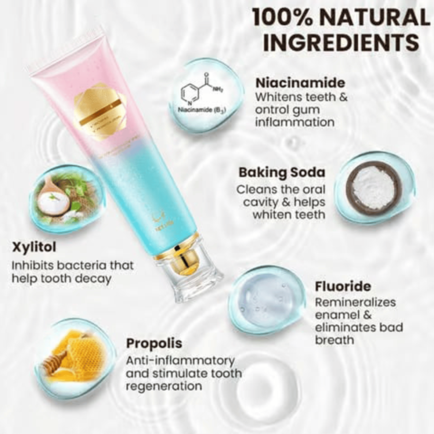 Niacinamide Whitening Toothpaste - For Healthier, Whiter Teeth!