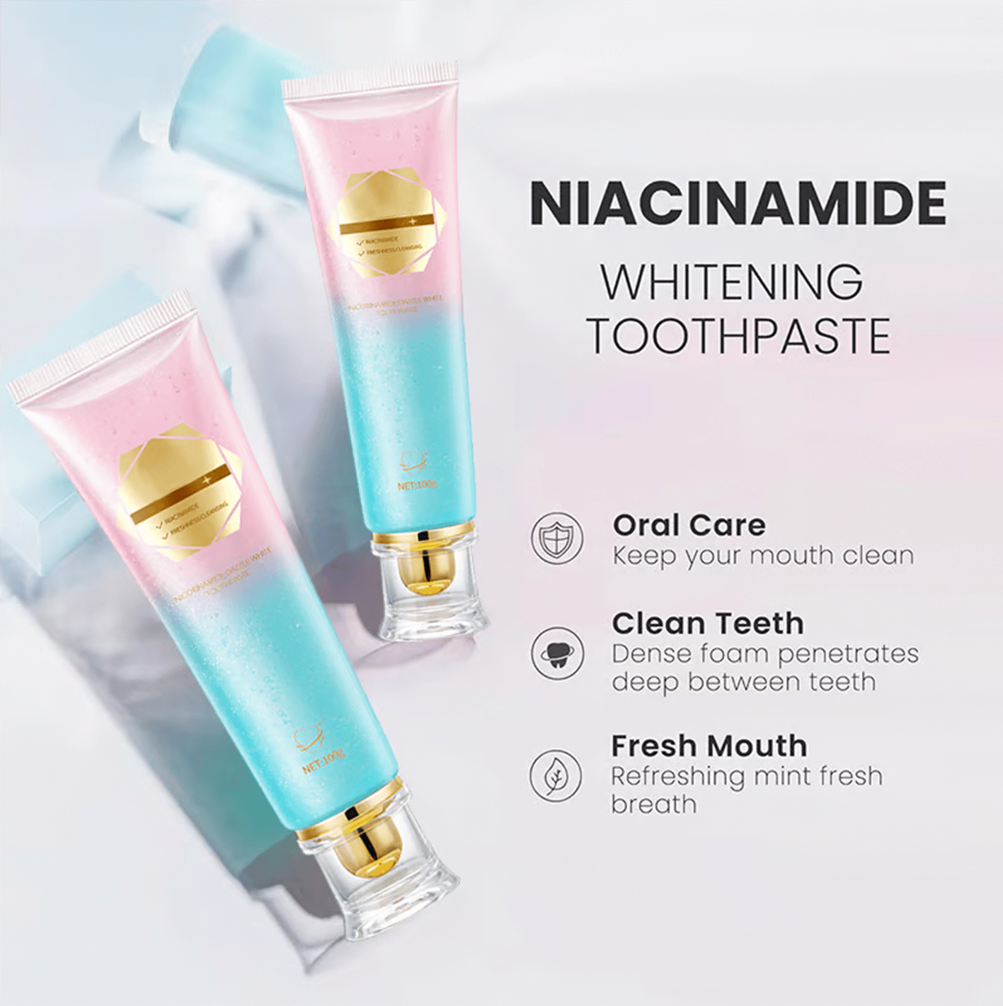 Niacinamide Whitening Toothpaste - For Healthier, Whiter Teeth!