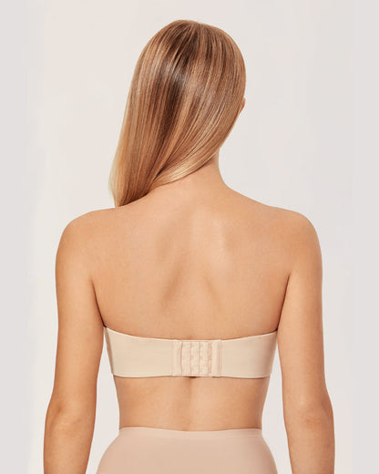 Full Support Non-Slip Convertible Bandeau Bra