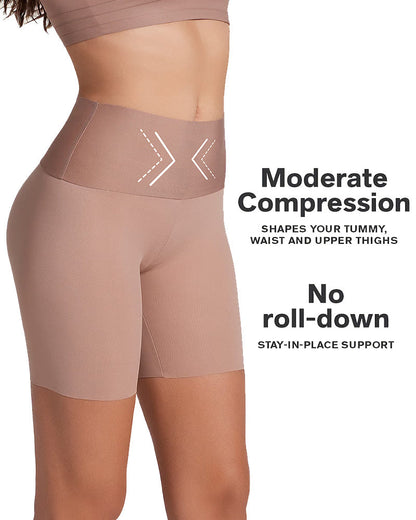 Women's Seamless High Waist Body Shaping Tummy Control Non-slip Shorts