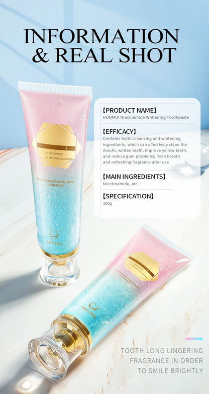 Niacinamide Whitening Toothpaste - For Healthier, Whiter Teeth!