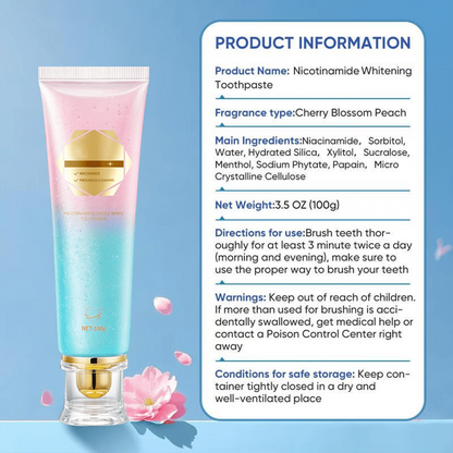 Niacinamide Whitening Toothpaste - For Healthier, Whiter Teeth!