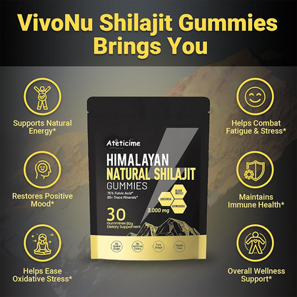 Ateticime Shilajit Gummies（Mixed Packaging Of Old And New）