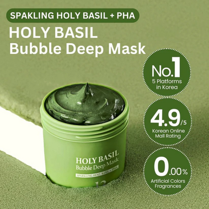 Smooth, Radiant Skin – Activated by Holy Basil & Bubble Detox Action