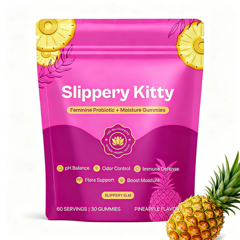 Slippery Kitty Feminine Probiotic + Moisture Gummies