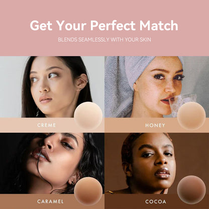Go Braless! Seamless Nipple Covers(Latex-free and 100% Medical Silicone)