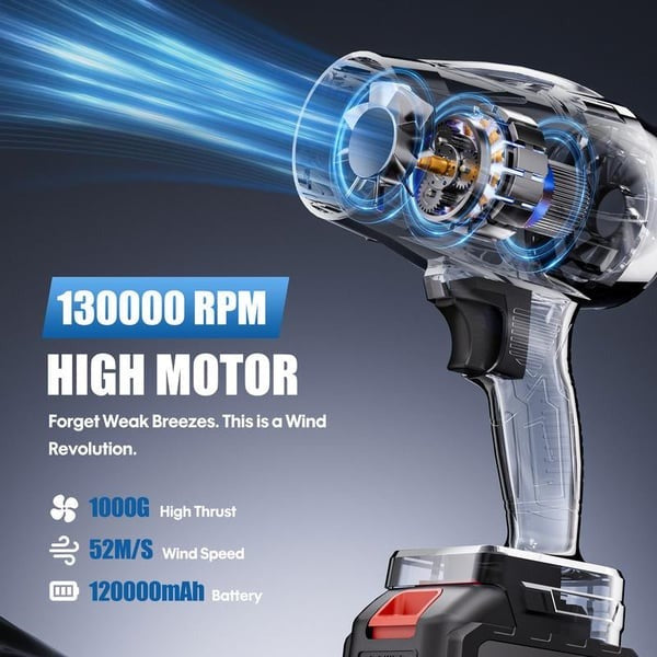 Turbo Jet Blower, Cordless Turbo Super Power Air Duster