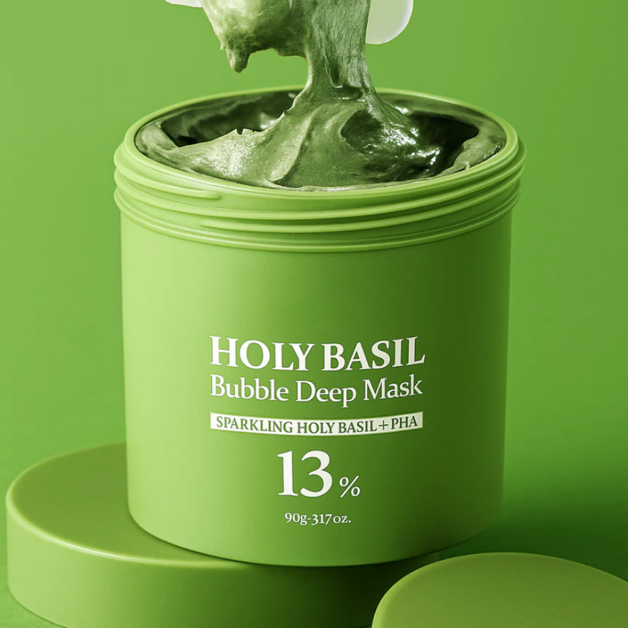 Smooth, Radiant Skin – Activated by Holy Basil & Bubble Detox Action