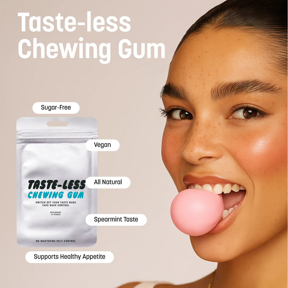 Tasteless Gymnema Chewing Gum – Sugar Cravings Control, Vegan Friendly