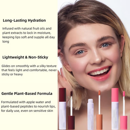 Lips Staining Lip Oil (Non-Sticky | Non-Smudge | 24H Long-Lasting）