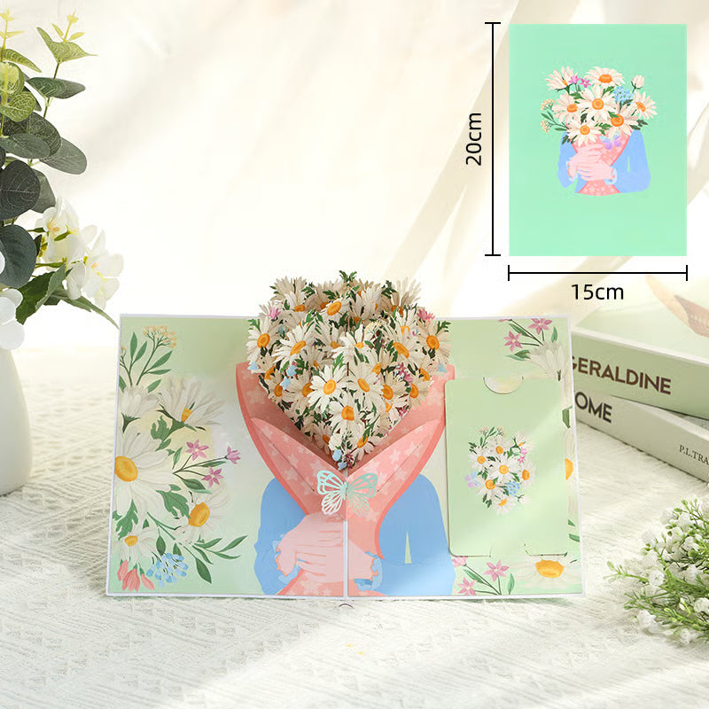 🌼💌Forever Bloom 3D Flower Card, A Gift That Never Fades