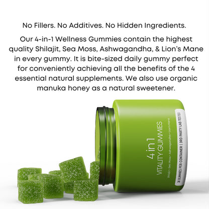 Ateticime 4-in-1 Vitality Gummies