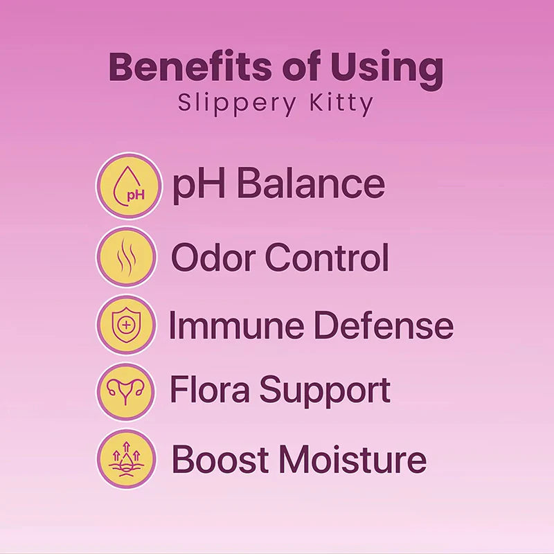 Slippery Kitty Feminine Probiotic + Moisture Gummies