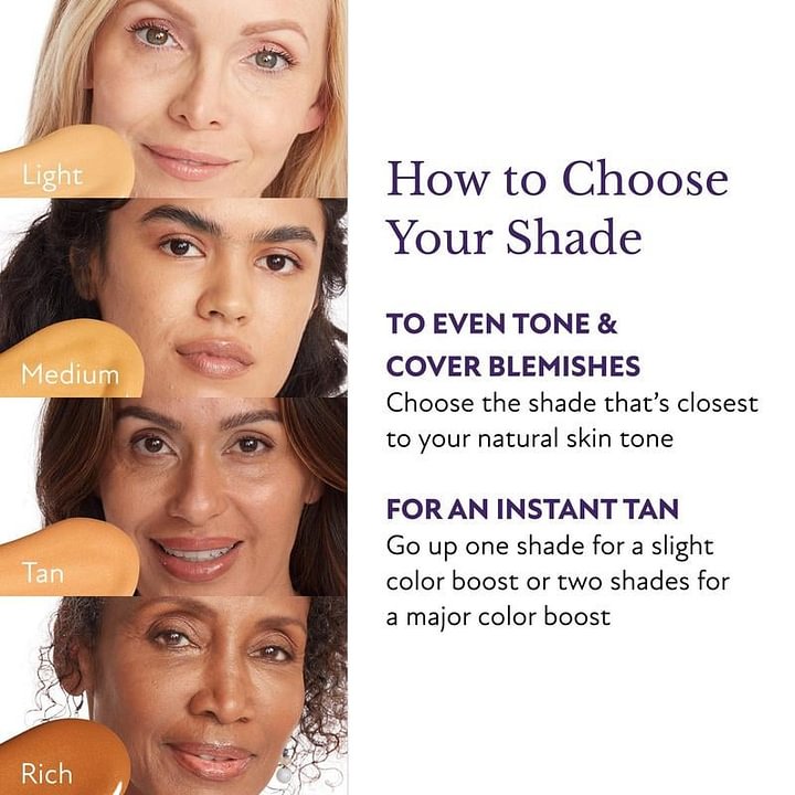 All-in-one moisturizer, concealer & coverage -- Lightweight & waterproof