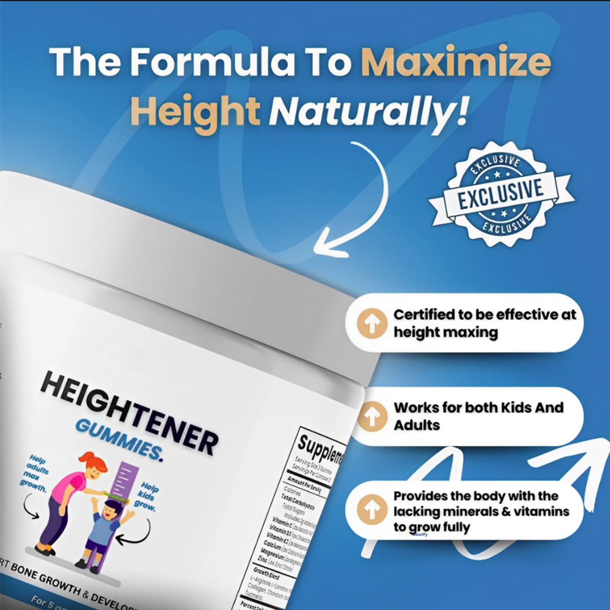 Ateticime Heightener Gummies