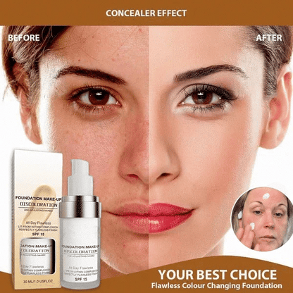 Colour Changing Mature Skin Foundation