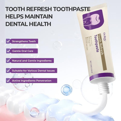 Kreain Nature Oral Care Toothpaste, Fresh Breath, Prevent Tooth Loss, Natural Ingredients, Gentle Care