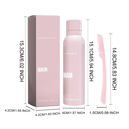 Hair Identifier Spray For Face Shaving Skin Body