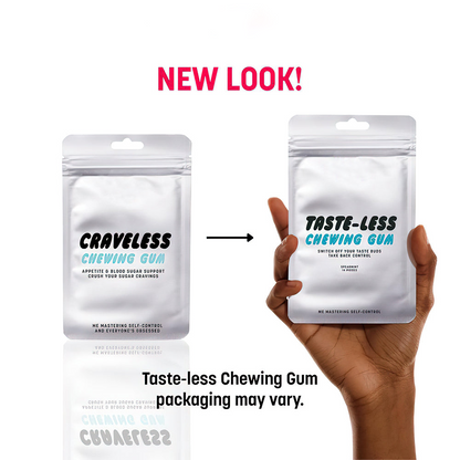 Tasteless Gymnema Chewing Gum – Sugar Cravings Control, Vegan Friendly