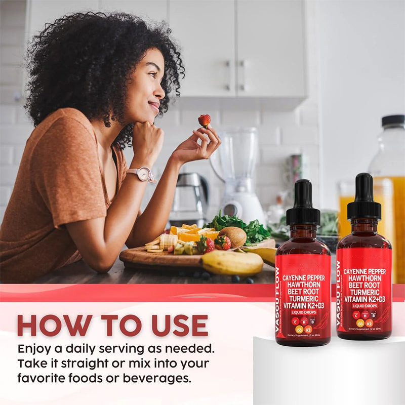 Cayenne Pepper Liquid with Hawthorn, Ginseng & Turmeric