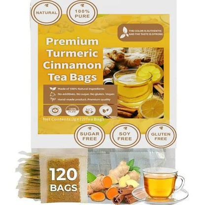 100% Natural Turmeric Ginger Cinnamon Tea
