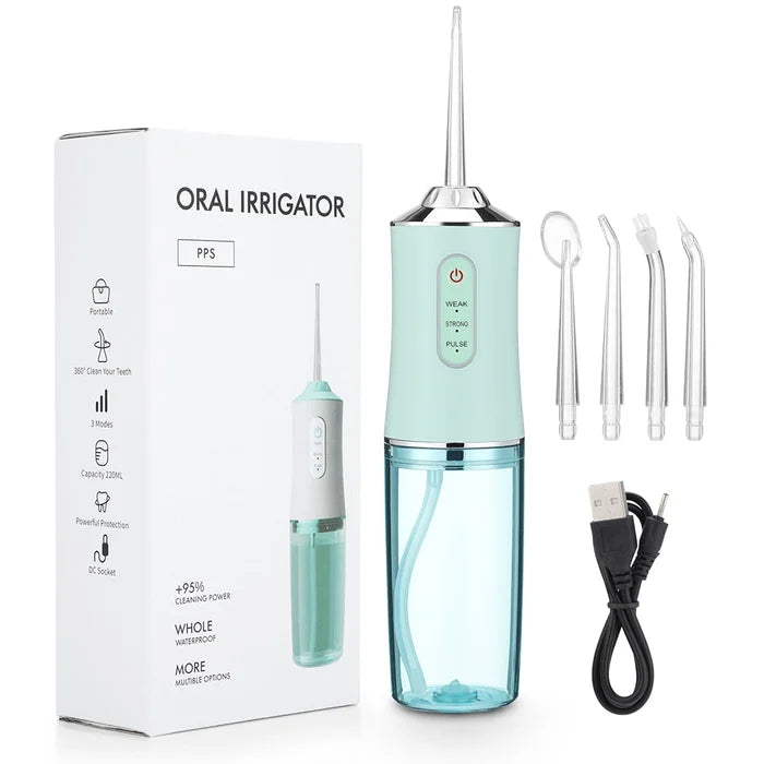 PORTABLE ORAL IRRIGATOR WATER FLOSSER