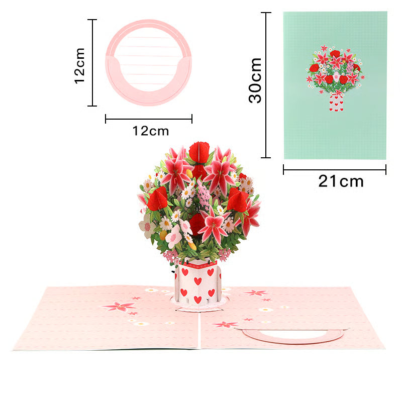 🌼💌Forever Bloom 3D Flower Card, A Gift That Never Fades
